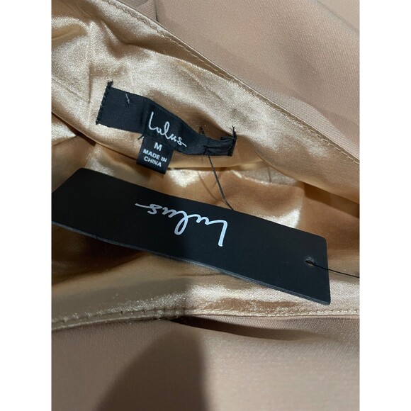 Lulu's Love at Dusk Women’s One-Shoulder Asymmetrical Fringe Midi Dress size M - Picture 9 of 11